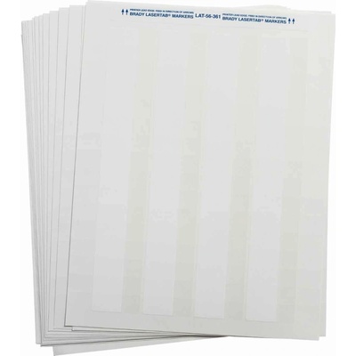 Brady LAT-56-361-2.5 / 089401, LaserTab laserom tlačiteľné štítky, 15,24 mm x 41,28 mm