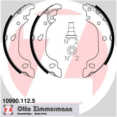Sada brzdových čeľustí ZIMMERMANN 10990.112.5