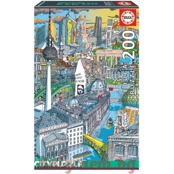 Educa Пъзел EDUCA 18469 CITYPUZZLE - 200 части - Berlin, Берлин (EDU18469)