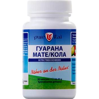 Image 1 of Vitalis Pharma Гуарана Мате Кола [60 капсули]