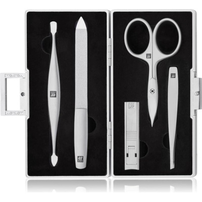 Zwilling Beauty Twinox Metal manikúra, kufřík s černou sametovou vložkou, 5 ks 97718-001