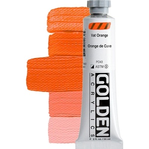 Golden Artist Colors Heavy Body АКРИЛНА боя Vat Orange 59 ml 1 бр (0001403-2)