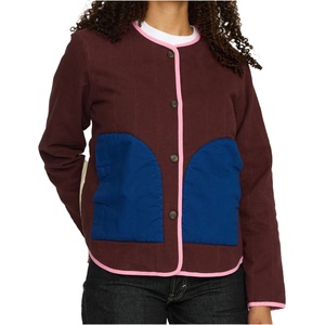 Selfhood Дамско ежедневно яке Selfhood Women's Quilted Jacket Casual jacket - Burgundy (103-2854-0214)