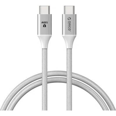 ORICO кабел Cable USB C-to-C PD 100W Charging 1.0m White - CDX-100CC-WH (CDX-100CC-WH-BP)