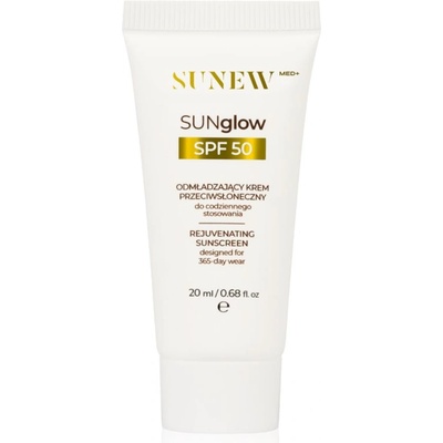 SUNEWMED+ SUNglow Anti-Aging Face Sunscreen SPF 50 слънцезащитен крем с подмладяващ ефект SPF 50 20ml