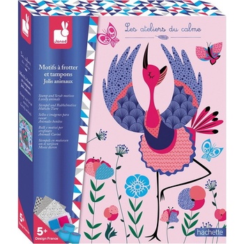 Janod ŠKRABACIE OBRÁZKY S PEČIATKAMI ZVIERATá