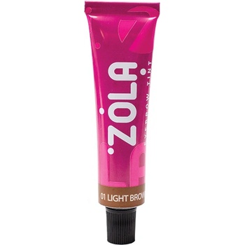ZOLA farba na obočie s kolagénom 01 Light brown 15 ml