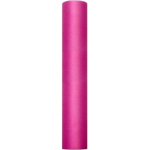 PartyDeco Гладък тюл - фуксия 0, 3 x 9 м