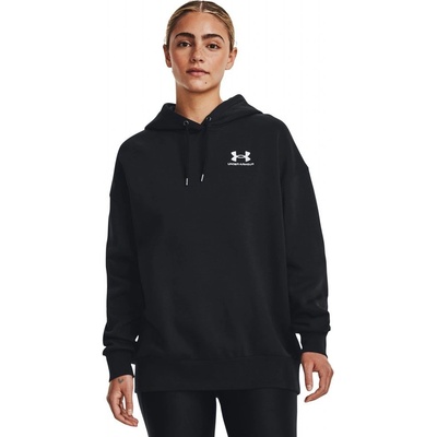 Under Armour ESSENTIAL FLC OS HOODIE dámská mikina černá