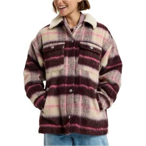 Roxy Дамско ежедневно яке Roxy Women's Passage Of Time Casual jacket - Parchment Mariachi Plaid (103-2787-0112)
