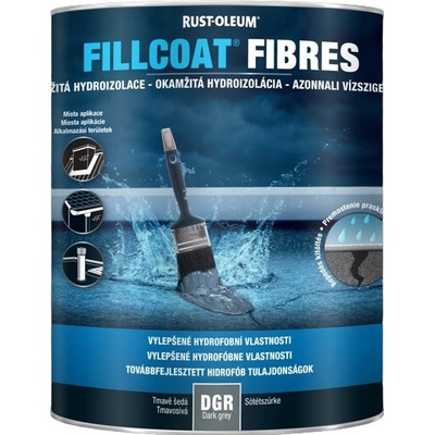 FILLCOAT FIBRES - Okamžitá oprava trhlín a netesností dark grey 1 L