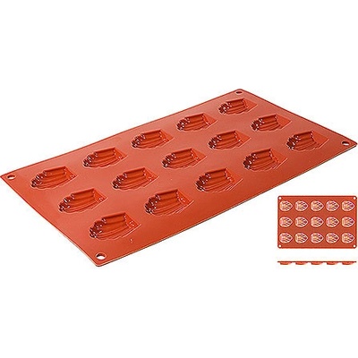 Contacto Silikonová forma na 15 madlenek 44x34x17 mm 6637/415 terakotová