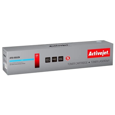 Compatible Тонер Activejet ATO-301CN (заместител за OKI 44973535, Supreme, 1500 страници, циан) (ATO-301CN)