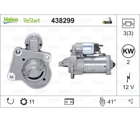 VALEO Startér 438299