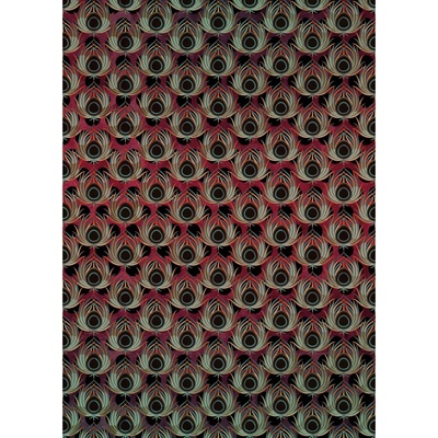 Komar Vliesová fototapeta Paon Rouge rozměry 200 x 280 cm