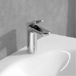Villeroy & Boch Antao смесител за умивалник с едноръкохватков механизъм, гланциран хром, с Push-Open клапан (TVW11100300061)