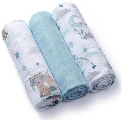 BabyOno Бамбукови пелени BabyOno - Take Care 397-12, 3 броя, 70x70 cm (5901435415757)
