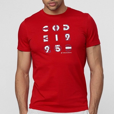 4F Мъжка Тениска 4F H4L21-TSM018-62S Red (TSM018-62S)