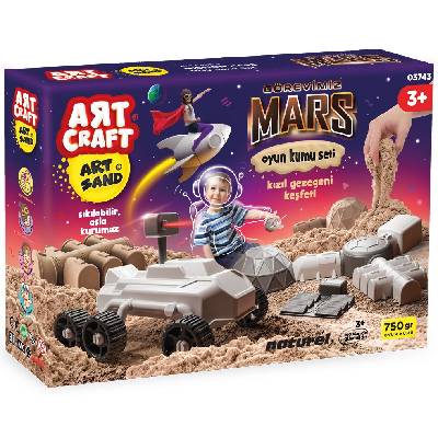 Комплект с пясък за игра Art Craft - Марс (3743)