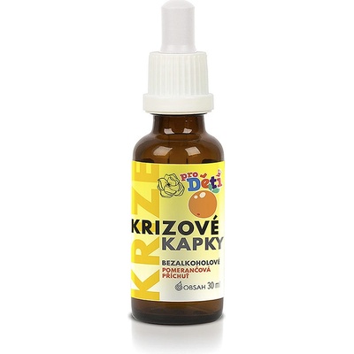 Bachovy esence Krizové kapky pro děti s příchutí pomeranče 30 ml