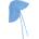 Huttelihut Детска шапка Huttelihut Kid's Summer Hat Muslin Hat - Della Robbia Blue - размер 40 cm (904-5932-0311)