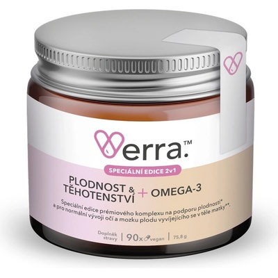 Verra Plodnost & Těhotenství + Omega-3 90 kapslí