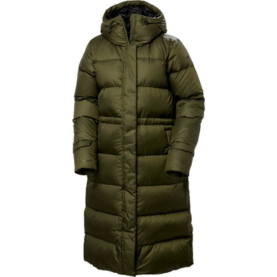 Helly Hansen Essence Long Down Coat utility green/snow