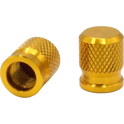 M-Style CNC čepičky ventilků na motorku zlatá