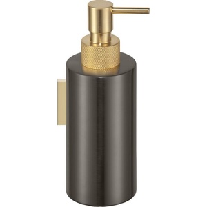 DECOR WALTHER Дозатор за сапун Club гладък стенен тъмен метал матово-златист (0856067)