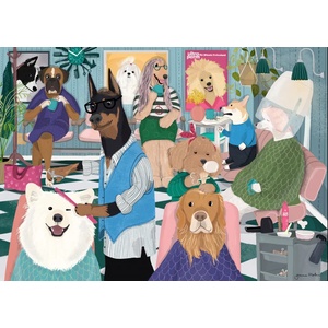 Alipson Puzzle - Puzzle Hair Dresser Dog - 500 piese