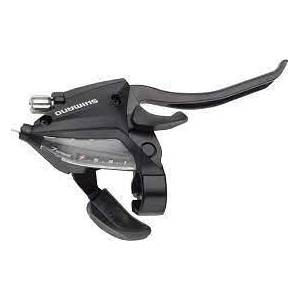 SHIMANO Shimano, shift/brake lever, st-ef500-7r-2a right 7-speed 2050mm ez-fire plus, 2f-alloy, for v-brake, black , bulk (slr0312)
