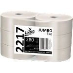 Linteo JUMBO EKO 280 еднослойно сиво рециклирано, 255 м (6 бр. )