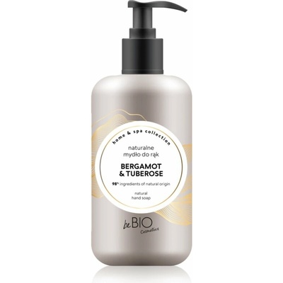 beBIO Home & Spa přírodní mýdlo na ruce Bergamot & Tuberose 300 ml