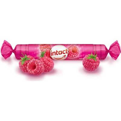 Intact Hroznový cukr vitamín C malina 40 g