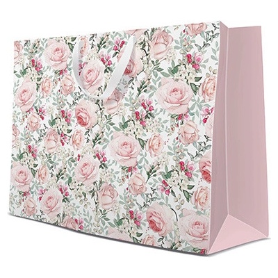 Darčeková taška Gorgeous Roses maxi - 54x44x16 cm