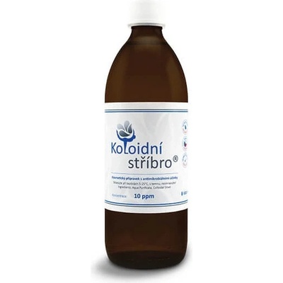 Koloidní stříbro s.r.o. Koloidní stříbro 50 ppm 0,5 l