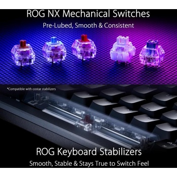 Image 1 of ASUS ROG Azoth NX Red US (90MP031A-BKUA11)