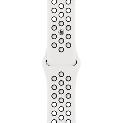 Apple Каишка Nike - Sport, Apple Watch, 41 mm, бяла (mpgk3zm/a)