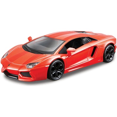 Bburago Auta HOBBY Lamborghini Aventador Coupé oranžové 1:32