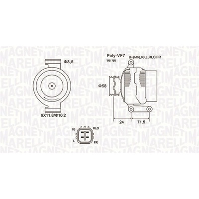 MAGNETI MARELLI generAtor 063731965010