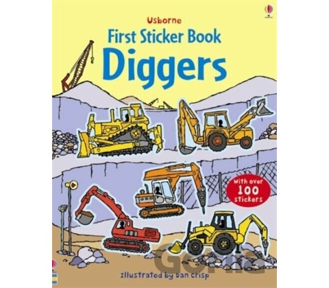 Diggers Sticker Book Taplin Sam