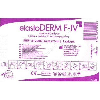 Elastoderm I.V 5 ,8 x 8 cm 100 ks
