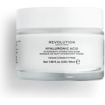 Makeup Revolution Skincare Hyaluronic Acid nočná maska 50 ml