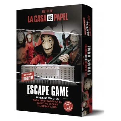 LA CASA DE PAPEL. ESCAPE GAME. OBJETIVO: LIBERAR A RIO | TRENTI, NICOLAS