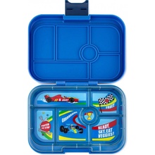 Yumbox Original nepropustný svačinový box Surf Blue Race Cars