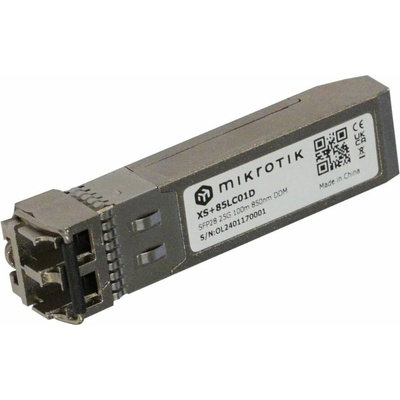 MikroTik XS+85LC01D SFP28 optický modul , MM, 100m, 25G, 850nm