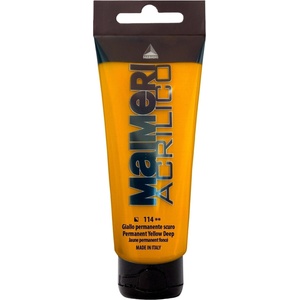 Maimeri Acrilico АКРИЛНА боя Permanent Yellow Deep 114 200 ml 1 бр (M0924114)