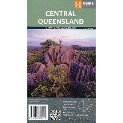 mapa Queensland central 1:750 t.