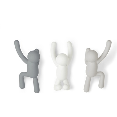 Umbra Закачалка Buddy сива 3 бр (318165-023)