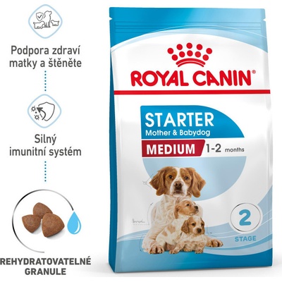 Royal Canin SHN Dog Medium Starter Mother & Babydog 15 kg